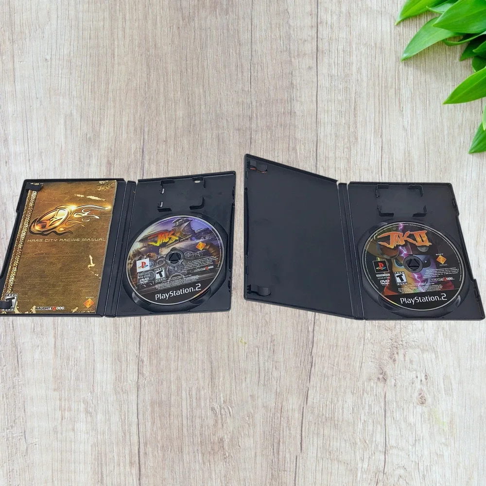 Jak II & Jak X Combat Racing PlayStation 2 PS2 Game Discs Only Untested
